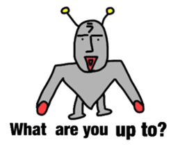 alien from LARA sticker #8609989