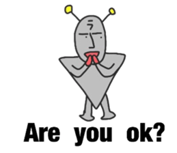 alien from LARA sticker #8609991