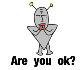 alien from LARA sticker #8609991