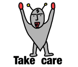 alien from LARA sticker #8609994