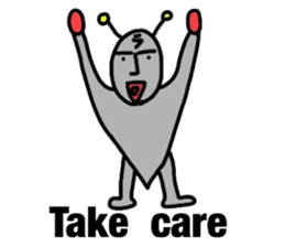 alien from LARA sticker #8609994