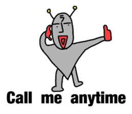 alien from LARA sticker #8609996