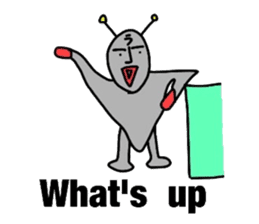 alien from LARA sticker #8609998