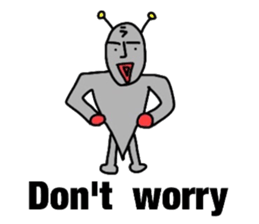 alien from LARA sticker #8609999