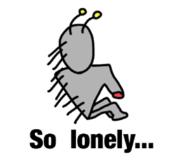 alien from LARA sticker #8610000