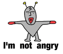 alien from LARA sticker #8610001