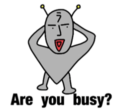 alien from LARA sticker #8610005