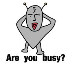 alien from LARA sticker #8610005