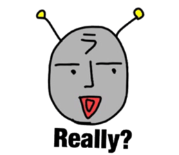 alien from LARA sticker #8610008