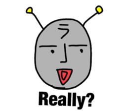 alien from LARA sticker #8610008