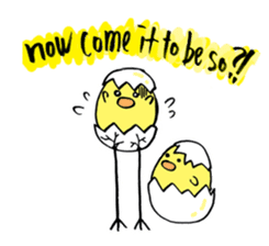 Chick-Long-Legs(English ver.) sticker #8610180