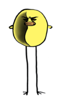 Chick-Long-Legs(English ver.) sticker #8610185