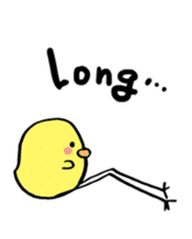 Chick-Long-Legs(English ver.) sticker #8610194