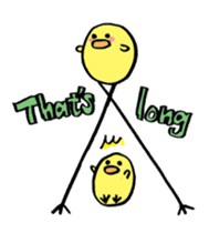 Chick-Long-Legs(English ver.) sticker #8610196