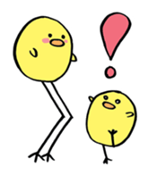 Chick-Long-Legs(English ver.) sticker #8610198