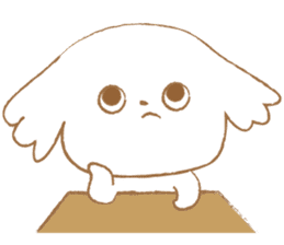 Pantsu dog NANA with baby Sana sticker #8611621