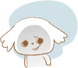 Pantsu dog NANA with baby Sana sticker #8611628
