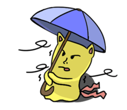 Pudding tempura cat sticker #8611711