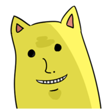 Pudding tempura cat sticker #8611722