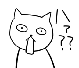 bad&good cat sticker #8611746