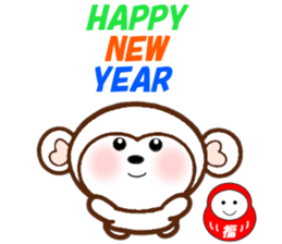 2015X'mas,2016 A Happy New Year sticker #8611880