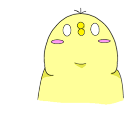 cute chick k sticker #8612182
