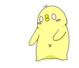 cute chick k sticker #8612183