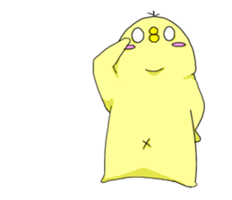 cute chick k sticker #8612184