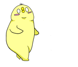 cute chick k sticker #8612186