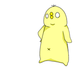 cute chick k sticker #8612187