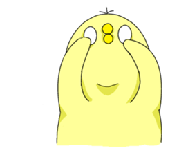 cute chick k sticker #8612188