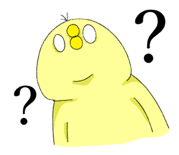 cute chick k sticker #8612197