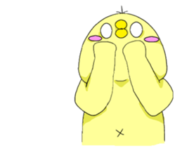 cute chick k sticker #8612199