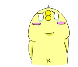cute chick k sticker #8612202