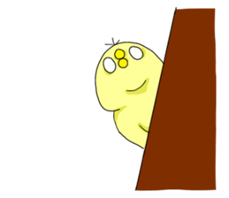 cute chick k sticker #8612209