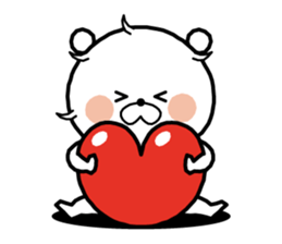 White bear "NEGUSEKUN" sticker #8613139