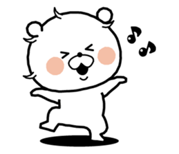 White bear "NEGUSEKUN" sticker #8613143
