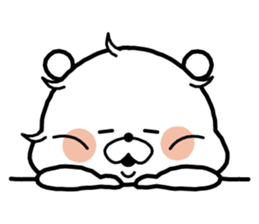 White bear "NEGUSEKUN" sticker #8613148