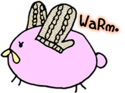 Round Bunny : ENGLISH Ver. Part 3 sticker #8613449