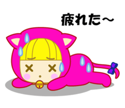 MOMO of a LOVE CAT sticker #8614148