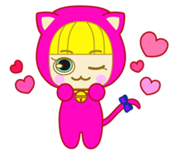 MOMO of a LOVE CAT sticker #8614153