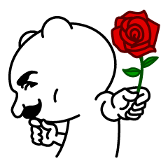 Gentleman bear's Sticker