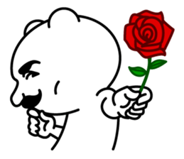 Gentleman bear's Sticker sticker #8614401