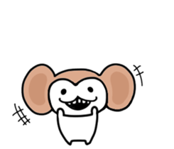 Monochrome Mashimaro3 sticker #8615028