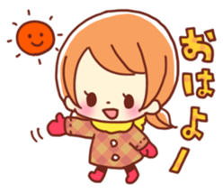 Cute sticker of winter sticker #8615138