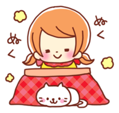 Cute sticker of winter sticker #8615145