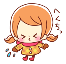 Cute sticker of winter sticker #8615146