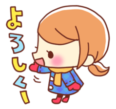 Cute sticker of winter sticker #8615169