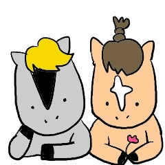 Horse in a swimsuit4