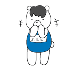 Horse in a swimsuit4 sticker #8615400